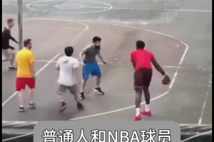 恩比德打野球時用大風(fēng)車灌籃隨機隔扣一個家伙