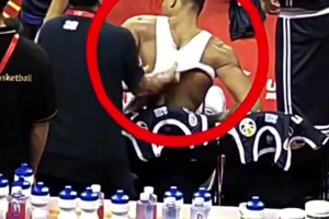 NBA球星肩寬對比，濃眉這肩寬太恐怖了，壓迫感十足??